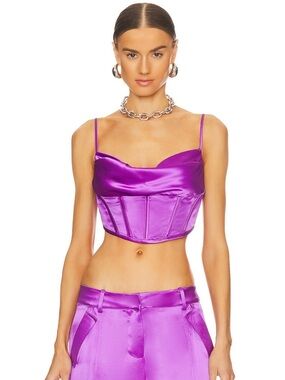 NWT- Celia top in orchid purple RETROFETE